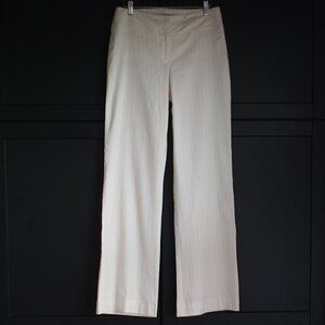 Le Château | NWT Italian Linen Blend Pinstripe Trousers